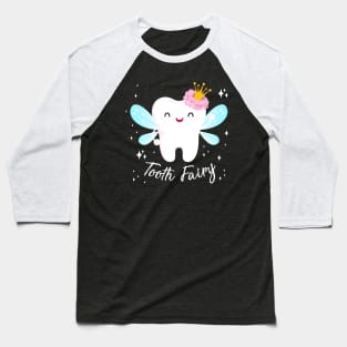 Girl Tooth Fairy Baseball T-Shirt